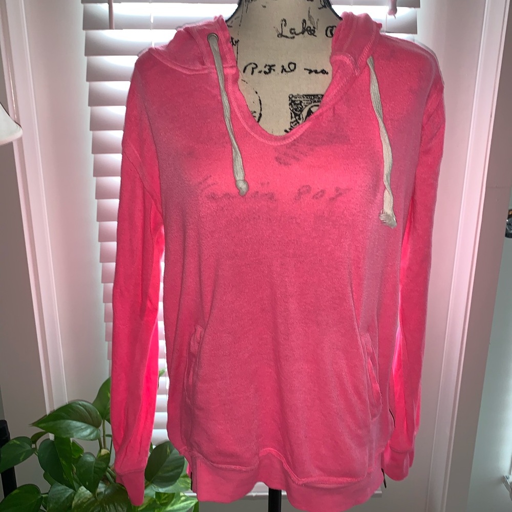Soft Pink Pullover Hoodie - Small